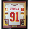 Framed Autographed/Signed Ryan Kerrigan 35x39 Washington White Football Jersey JSA COA