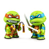 KIDROBOT x TMNT LEONARDO & MICHELANGELO 3" VINYL FIGURE 2-PACK