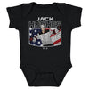 Jack Hughes New Jersey American Flag WHT by 500 LEVEL