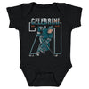 Macklin Celebrini San Jose Number Outline WHT by 500 LEVEL
