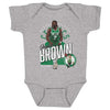 Jaylen Brown Boston Celtics Shield WHT by 500 LEVEL
