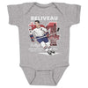 Jean Beliveau Montreal Throwback WHT by 500 LEVEL