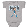 Justin Herbert Cartoon WHT by 500 LEVEL