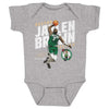 Jaylen Brown Boston Celtics Slant WHT by 500 LEVEL
