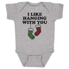 Christmas I Like Hanging With You Stockings by 500 LEVEL