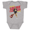 Sophie Cunningham Indiana Fever Slant WHT by 500 LEVEL