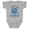Justin Herbert Los Angeles C Helmet Font by 500 LEVEL