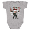 Kirill Kaprizov Minnesota Cartoon Santa Hat WHT by 500 LEVEL