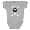 Tony Esposito Chicago 35 Goalie Sticks WHT by 500 LEVEL