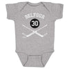 Ed Belfour Chicago 30 Goalie Sticks WHT by 500 LEVEL