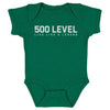 500 LEVEL Wordmark WHT by 500 LEVEL