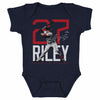 Austin Riley Atlanta Bold Number WHT by 500 LEVEL