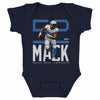 Khalil Mack Los Angeles C Bold Number WHT by 500 LEVEL