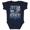 Justin Herbert Los Angeles C Slide WHT by 500 LEVEL