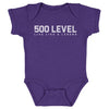 500 LEVEL Wordmark WHT by 500 LEVEL