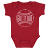 Gut It Out Foundation Baseball WHT by 500 LEVEL