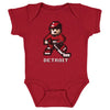 Detroit Hockey 8-bit WHT by 500 LEVEL