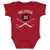 Ed Belfour Chicago 30 Goalie Sticks WHT by 500 LEVEL