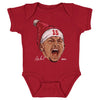 Patrick Mahomes Kansas City Portrait Santa Hat WHT by 500 LEVEL