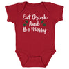 Christmas Eat Drink And Be Merry WHT by 500 LEVEL