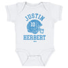 Justin Herbert Los Angeles C Helmet Font by 500 LEVEL