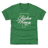 Jaylen Brown Boston Number Script WHT by 500 LEVEL
