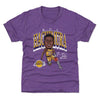 Rui Hachimura Los Angeles Lakers Cartoon WHT by 500 LEVEL