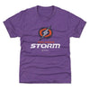 Orlando Storm Primary Logo WHT by 500 LEVEL