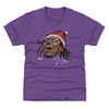 Justin Jefferson Minnesota Portrait Santa Hat WHT by 500 LEVEL