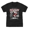 Sergei Fedorov Detroit Vintage Stats WHT by 500 LEVEL