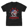 Jack Hughes New Jersey USA Flag Celebration WHT by 500 LEVEL