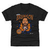Jalen Brunson New York Knicks Caricature Retro WHT by 500 LEVEL