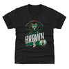 Jaylen Brown Boston Celtics Shield WHT by 500 LEVEL