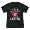 Dylan Larkin Detroit USA Flag Celebration WHT by 500 LEVEL