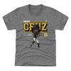 Oneil Cruz Pittsburgh Cartoon WHT by 500 LEVEL
