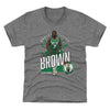 Jaylen Brown Boston Celtics Shield WHT by 500 LEVEL