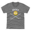 Rob Brown Pittsburgh 44 Sticks WHT by 500 LEVEL