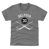 Ed Belfour Chicago 30 Goalie Sticks WHT by 500 LEVEL
