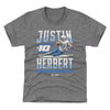 Justin Herbert Los Angeles C Slide WHT by 500 LEVEL