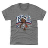 Bradley Beal Los Angeles Clippers Cartoon WHT by 500 LEVEL