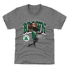 Jaylen Brown Boston Celtics Cartoon WHT by 500 LEVEL