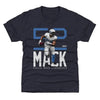 Khalil Mack Los Angeles C Bold Number WHT by 500 LEVEL