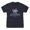 Columbus Aviators Primary Logo WHT by 500 LEVEL