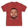 Travis Kelce Kansas City Vintage Head WHT by 500 LEVEL