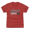 Connor Bedard Chicago Script 98 WHT by 500 LEVEL