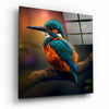 Kingfisher Glass Wall Art || Designer Collection by Insigneart USA