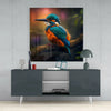 Kingfisher Glass Wall Art || Designer Collection by Insigneart USA