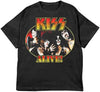 Kiss KISS Alive! Portrait Black Unisex Short Sleeve T-shirt 2XL (XX Large Shirt, Black) [T-Shirt] by Rock Band Apparel