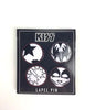 Kiss KISS Multi Face Lapel Pin Set [Merchandise] by Rock Band Apparel