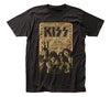 Kiss Kiss Concert Ticket Fitted Jersey Tee [T-Shirt] by Rock Band Apparel